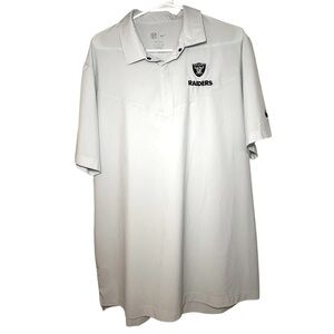 XL Gray Raiders Nike NFL Performance Polo